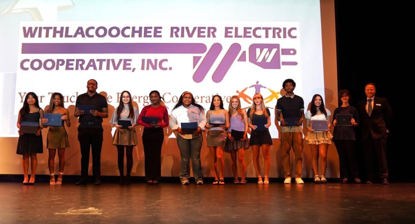 WREC Scholarships Awarded at Wesley Chapel High School