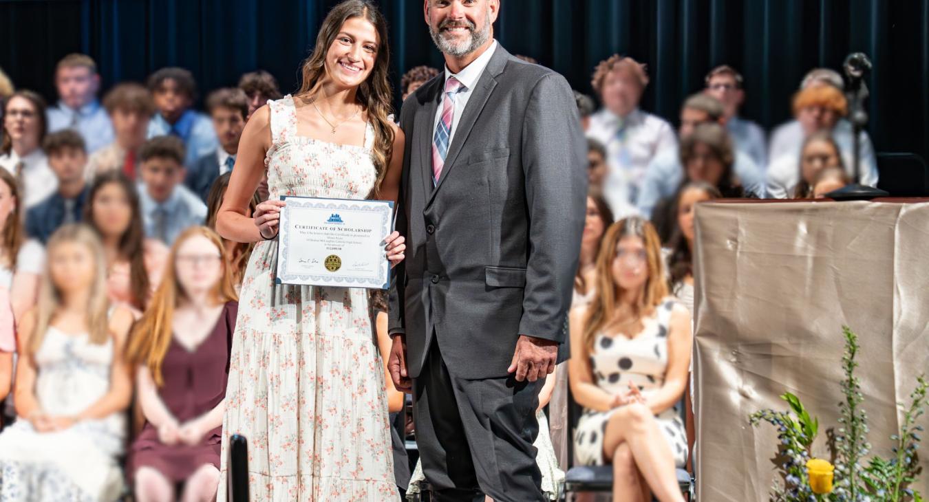 WREC Scholarship Awarded at Bishop McLaughlin Catholic High School