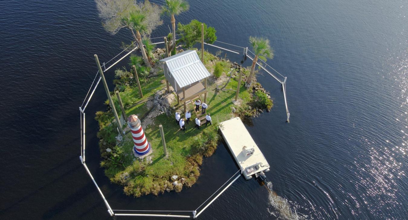 Monkey Island Restoration Nears Completion