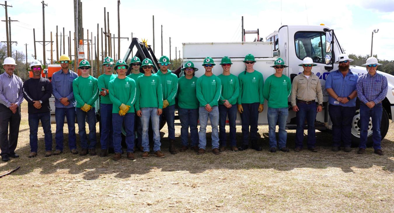 WREC Linemen Instruct at Lake Sumter State College