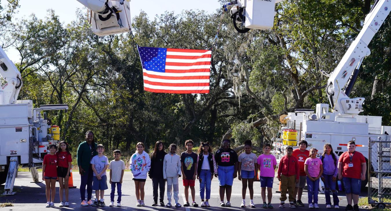 WREC Takes Part in Annual Veterans Day Performance at Lacoochee Elementary School