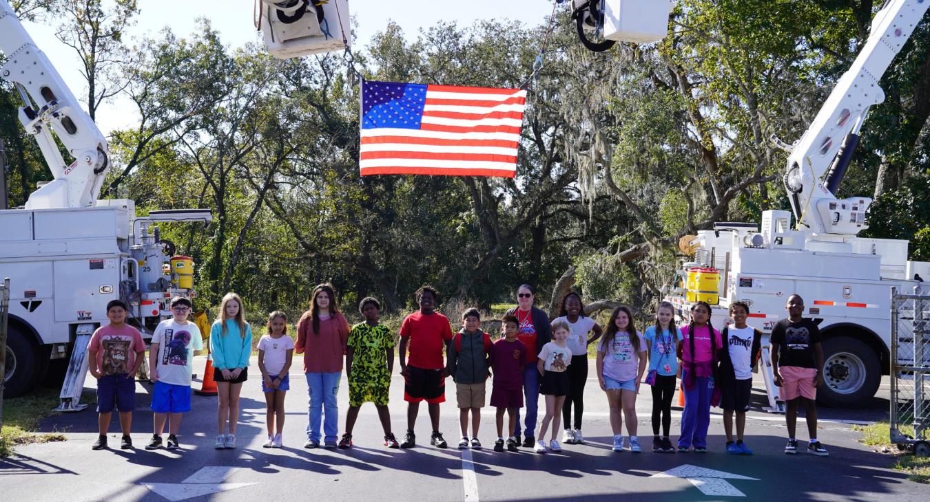 WREC Takes Part in Annual Veterans Day Performance at Lacoochee Elementary School
