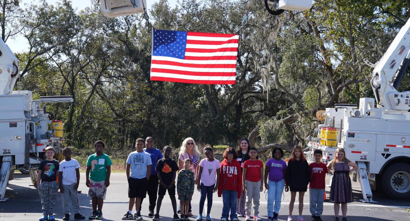 WREC Takes Part in Annual Veterans Day Performance at Lacoochee Elementary School