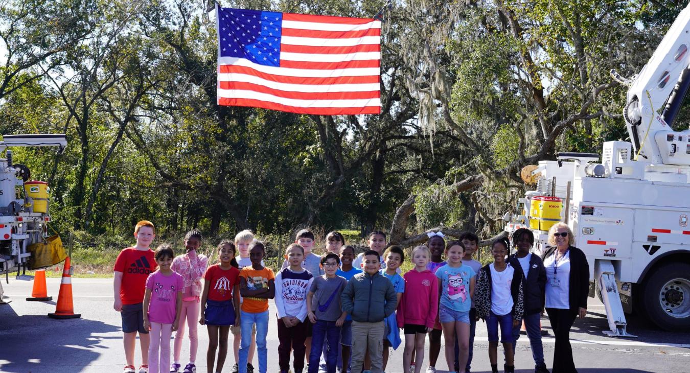 WREC Takes Part in Annual Veterans Day Performance at Lacoochee Elementary School