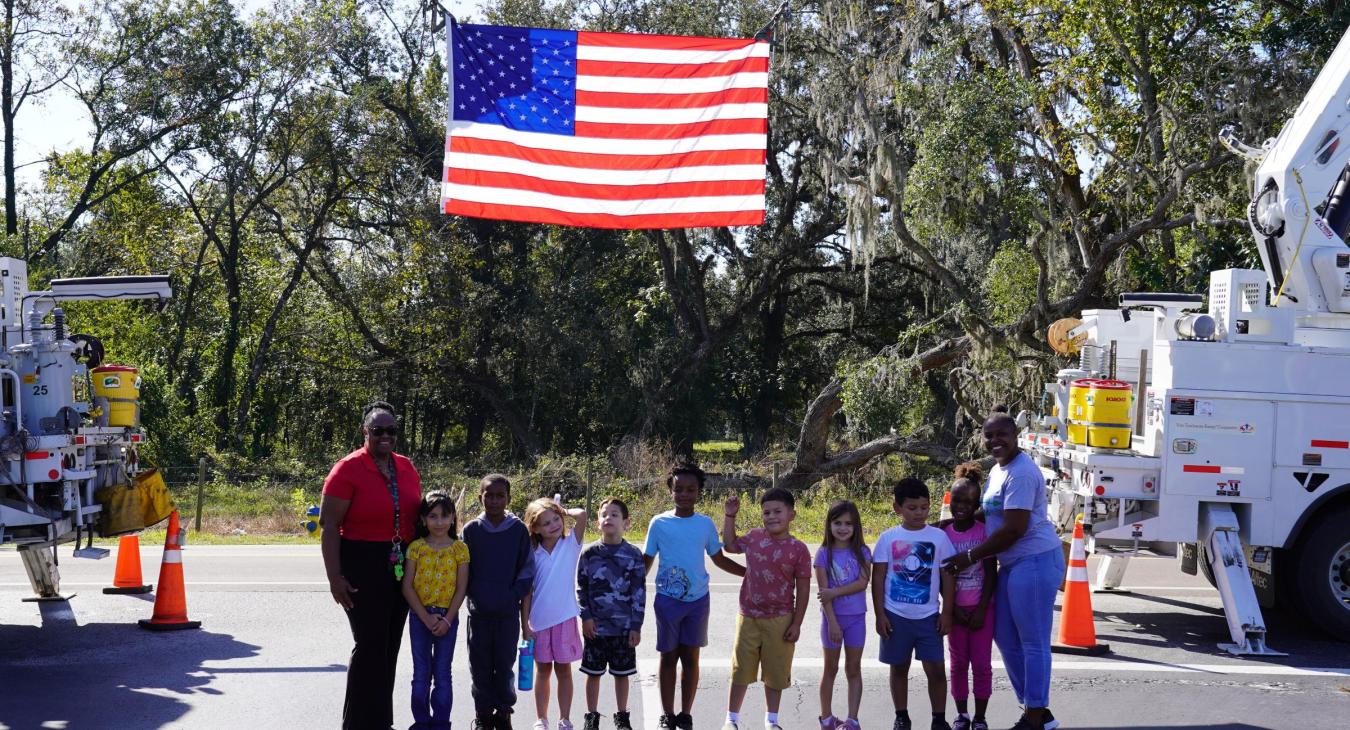 WREC Takes Part in Annual Veterans Day Performance at Lacoochee Elementary School