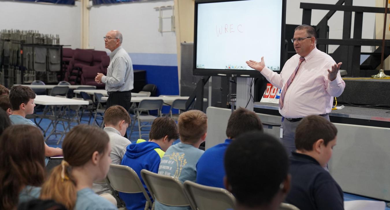 WREC's GM Speaks at Grace Christian School's Career Day