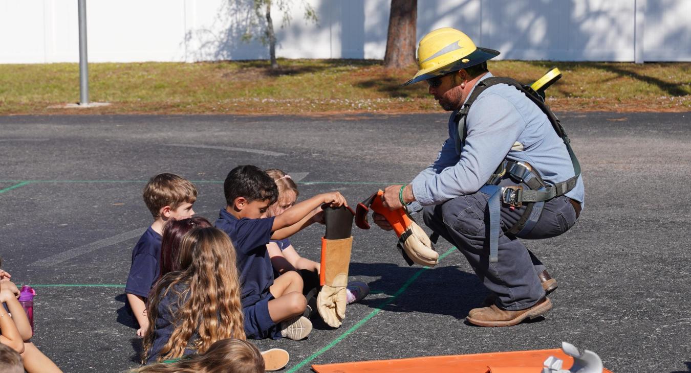 WREC Attends Great American Teach-In at Learning Lodge Academy
