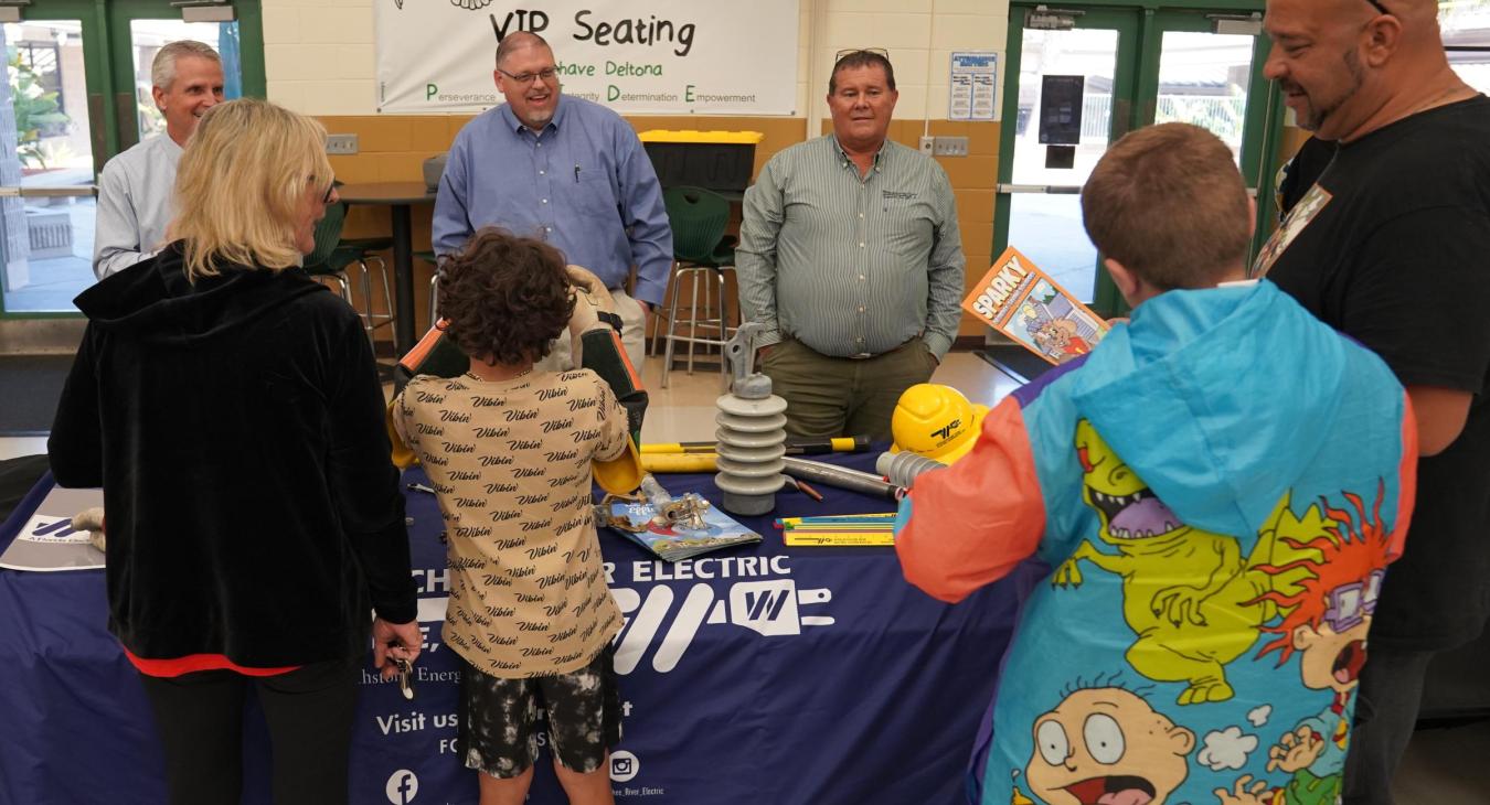 WREC Participates in Career Night at Deltona Elementary School