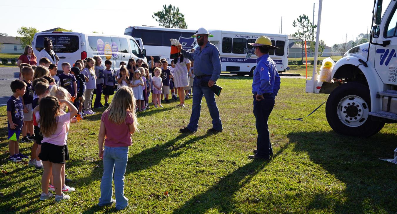 WREC Attends Great American Teach-In at Zephyrhills Christian Academy