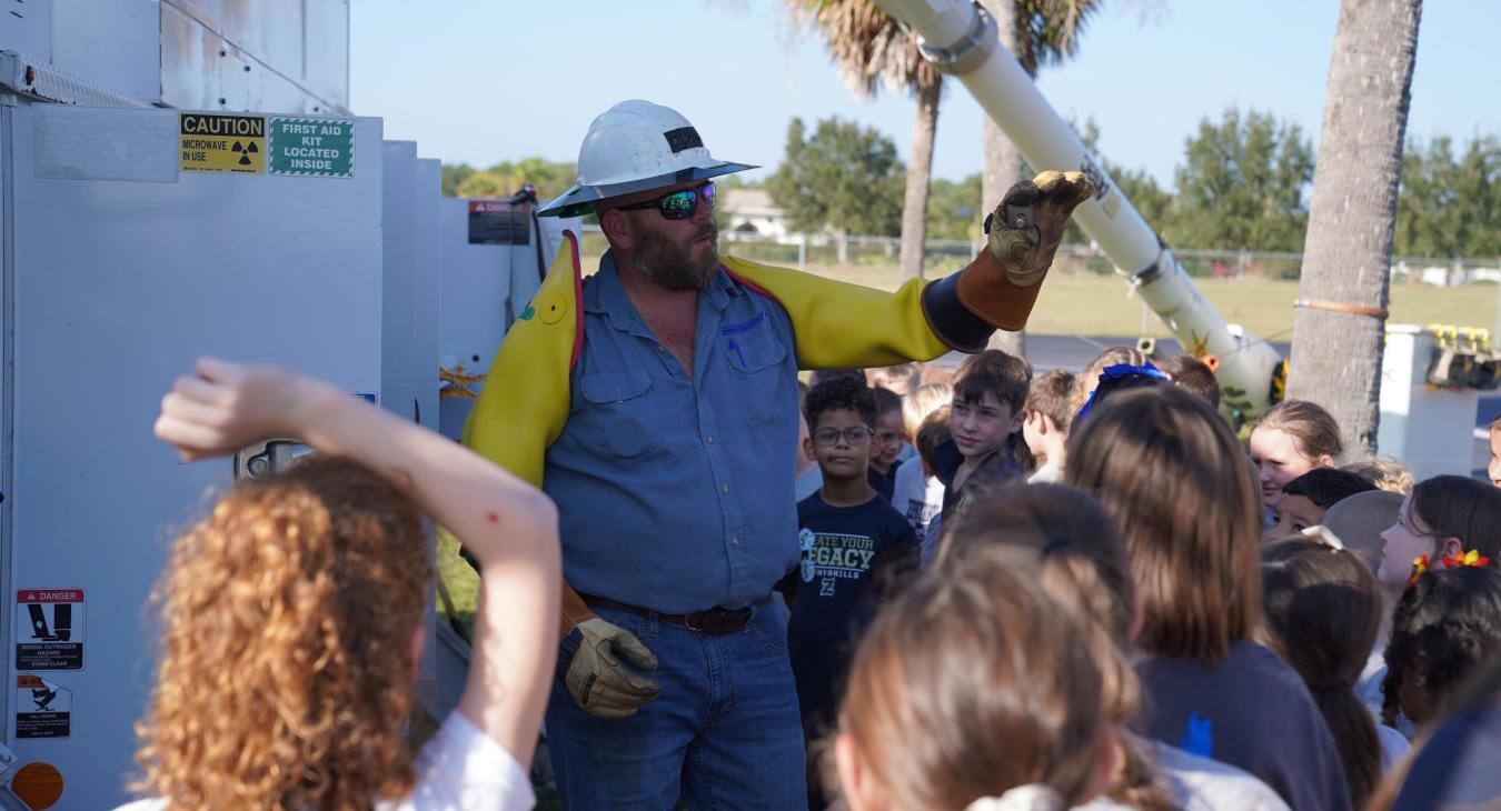 WREC Attends Great American Teach-In at Zephyrhills Christian Academy