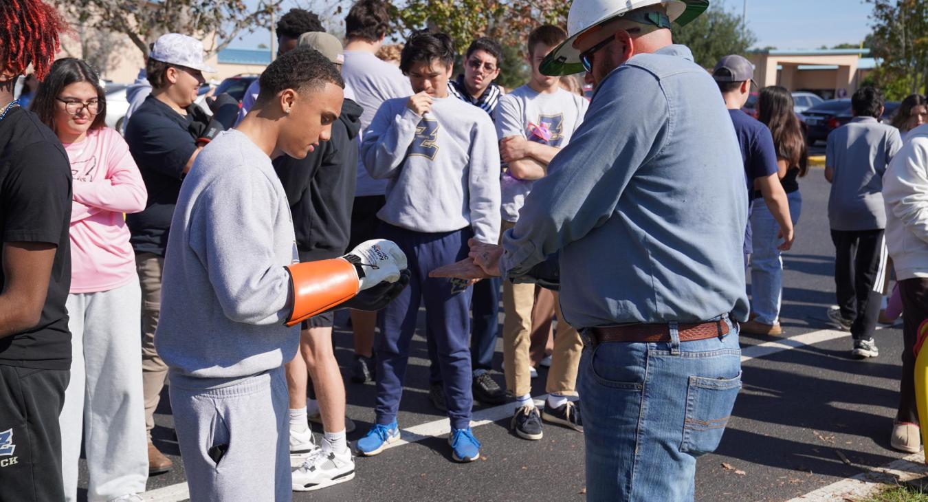 WREC Attends Great American Teach-In at Zephyrhills Christian Academy