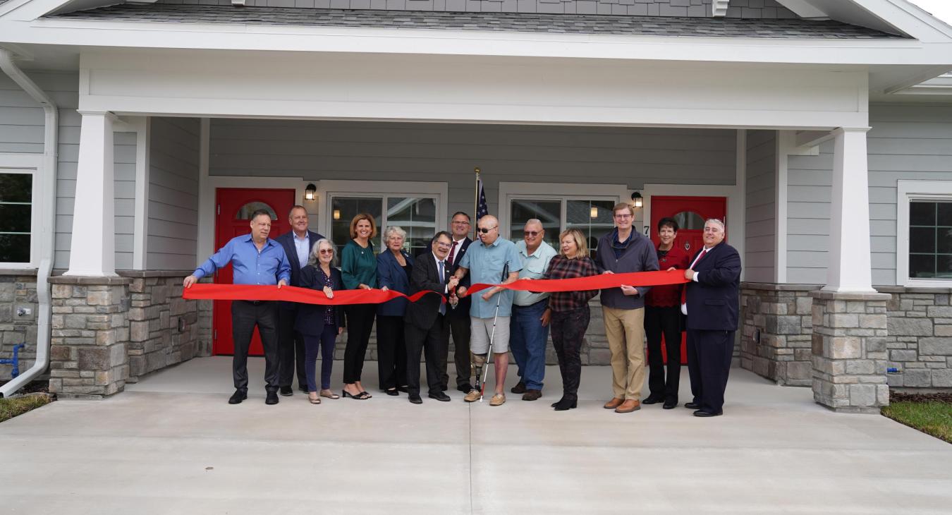 WREC Hosts Ribbon Cutting for Magnolia Oaks Veterans Housing Project