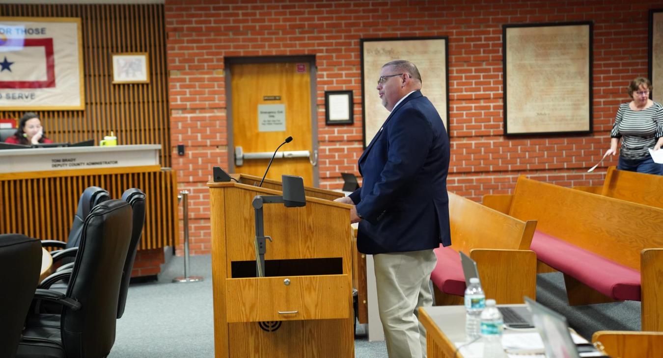 WREC Presents Hernando Board of County Commissioners their Capital Credits check for $113,270.07