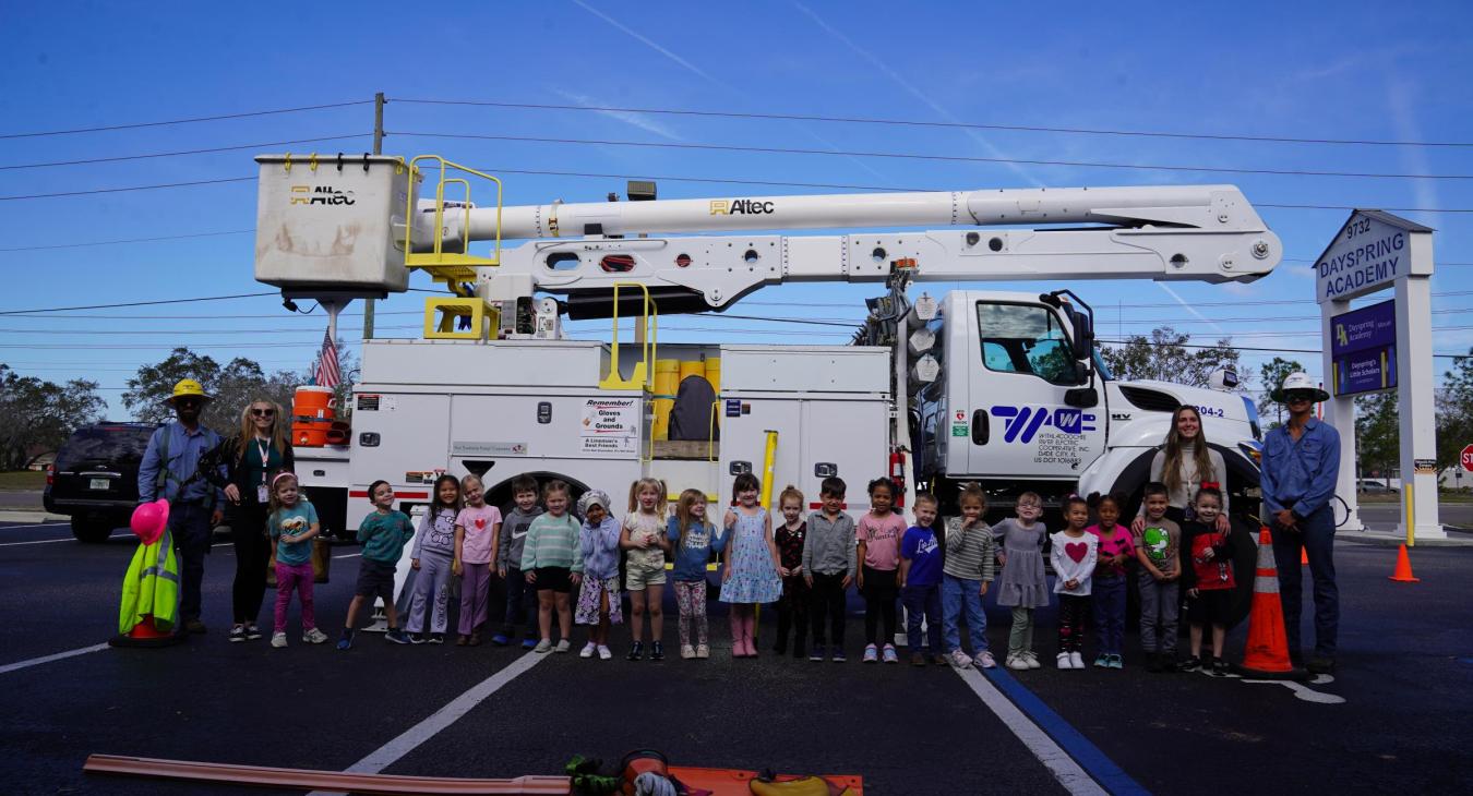 WREC Gives Safety Demonstration at Dayspring Academy