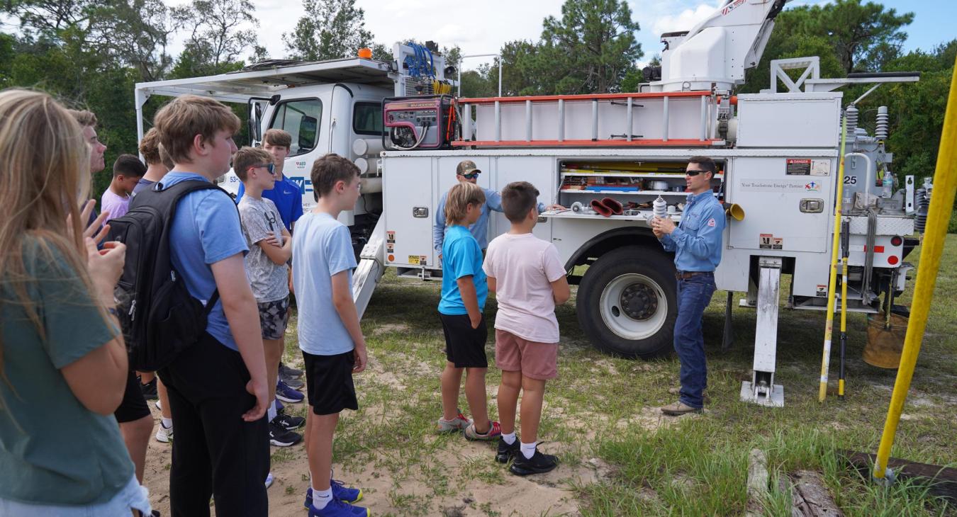 WREC Visits Doorposts Homeschooling Co-op