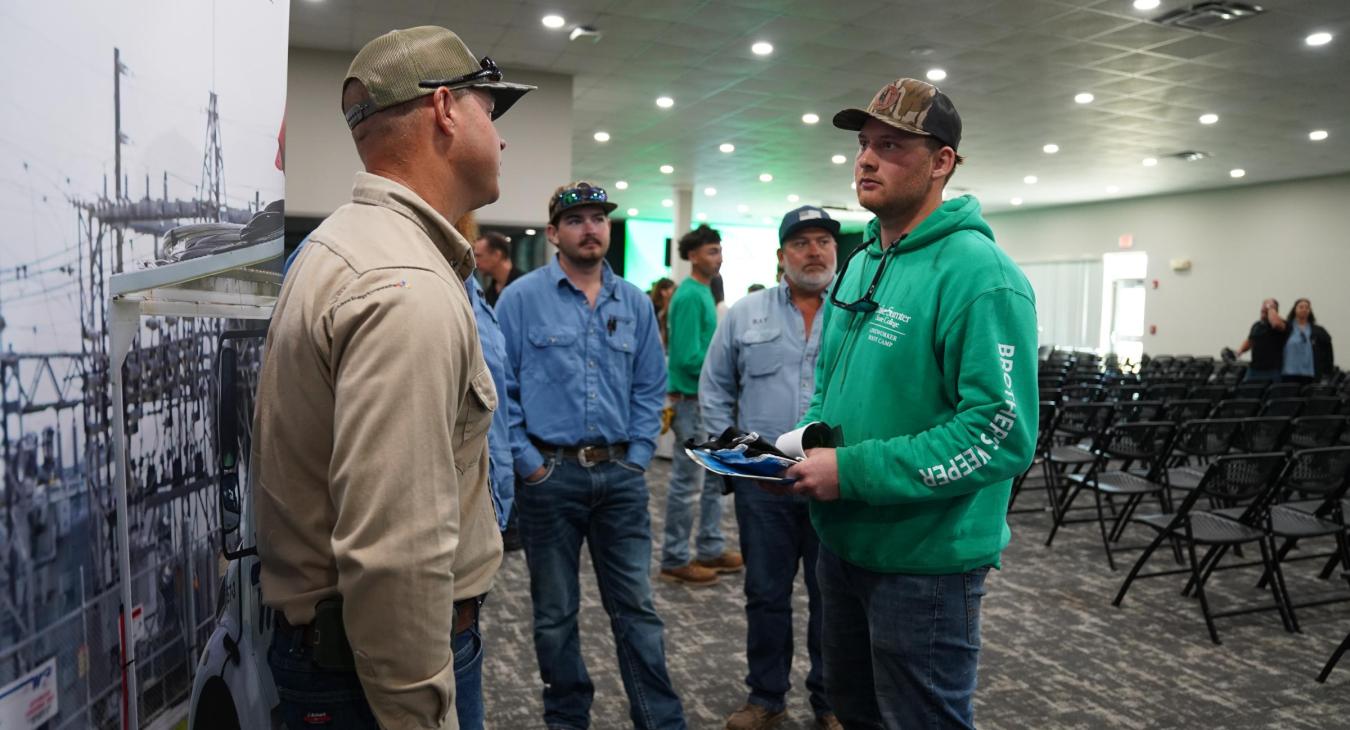 WREC at LSSC Lineworker graduation