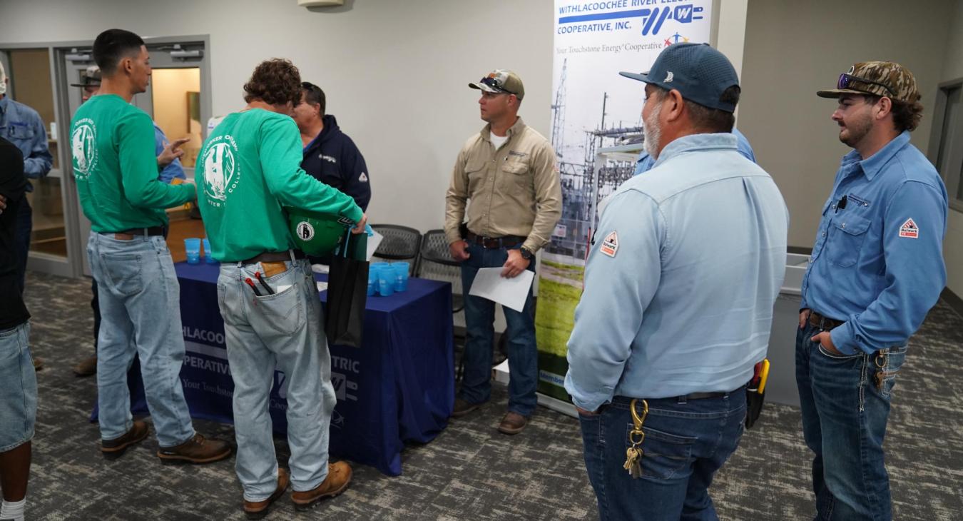 WREC at LSSC Lineworker graduation