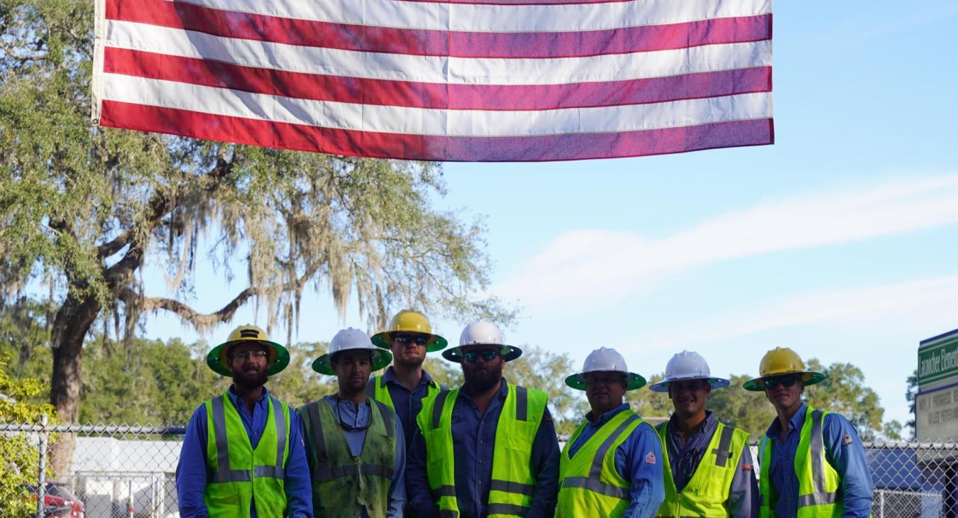 WREC shows support to Veterans. 