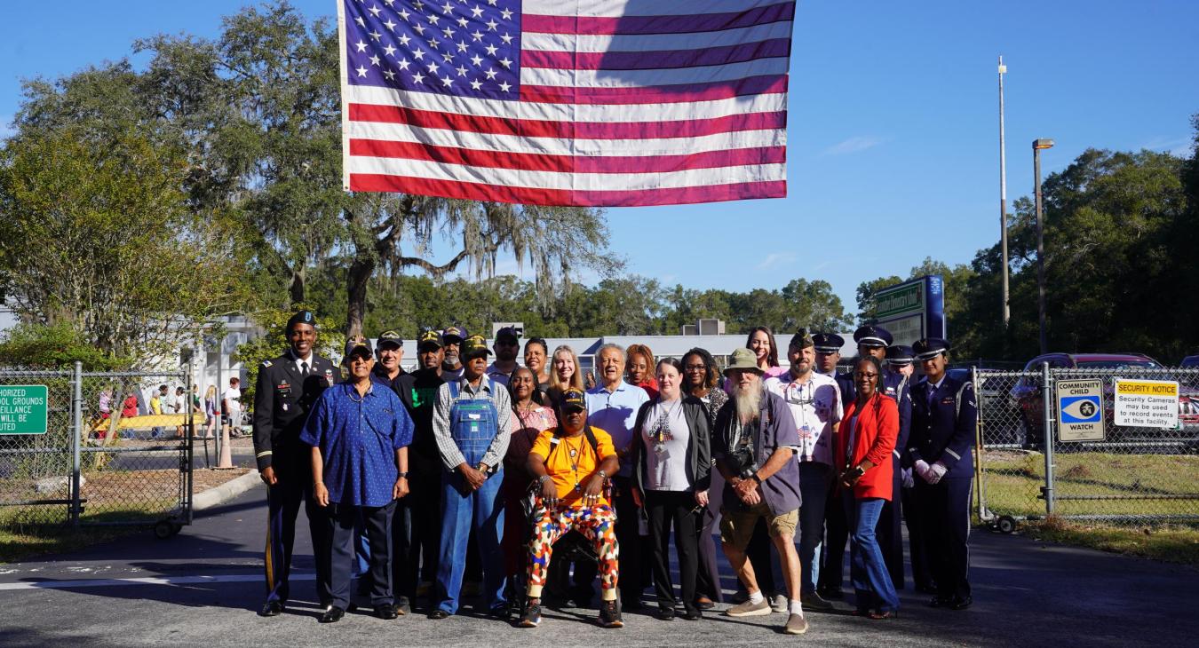 WREC shows support to Veterans. 