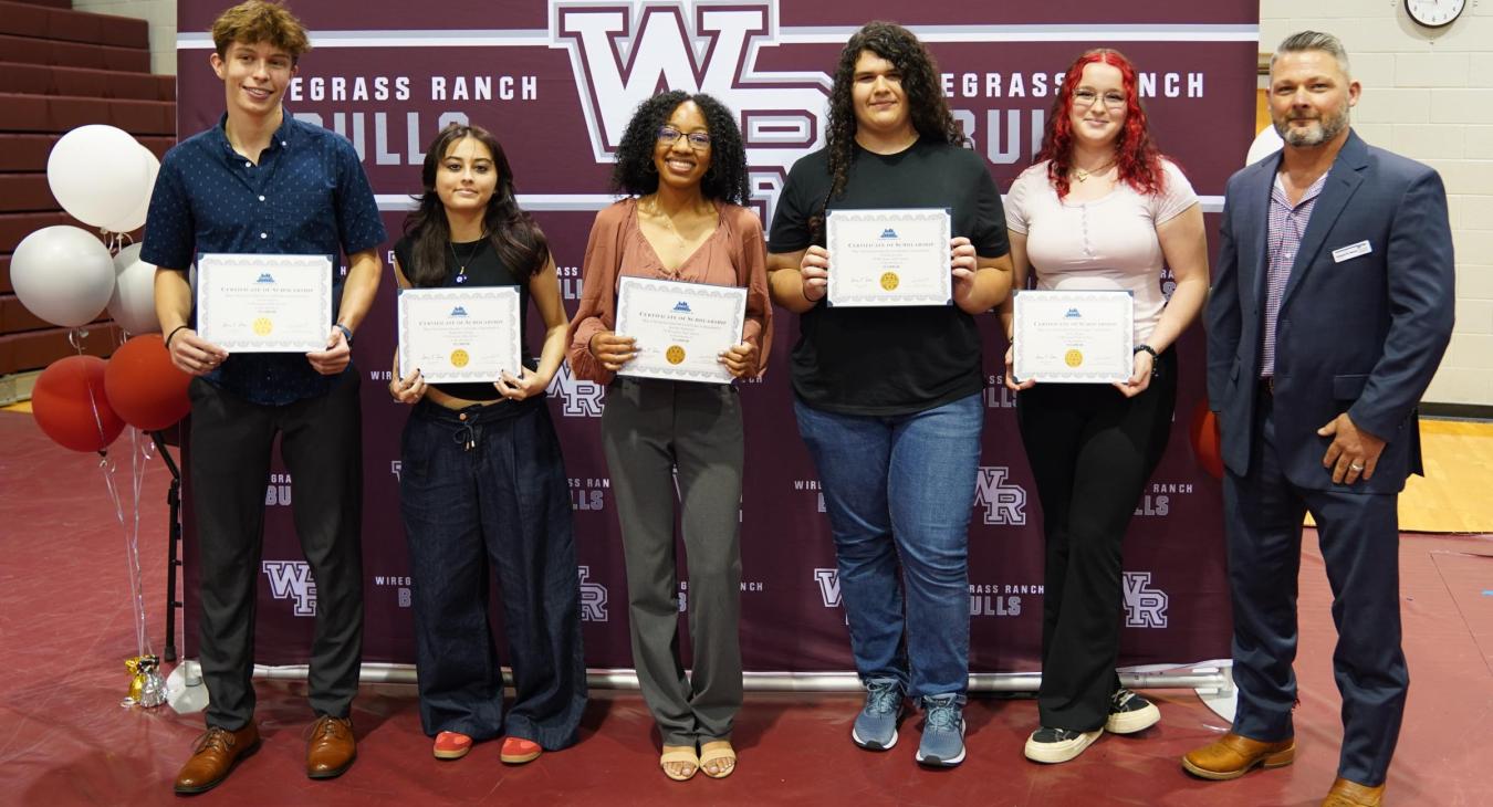 WREC Scholarships Awarded at Wiregrass Ranch High School