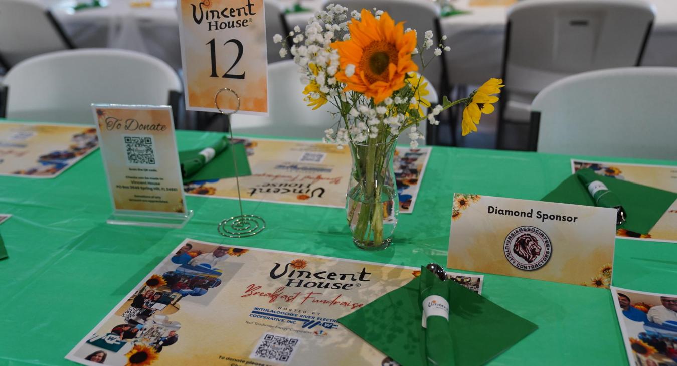 WREC Hosts Successful Vincent House Breakfast Fundraiser