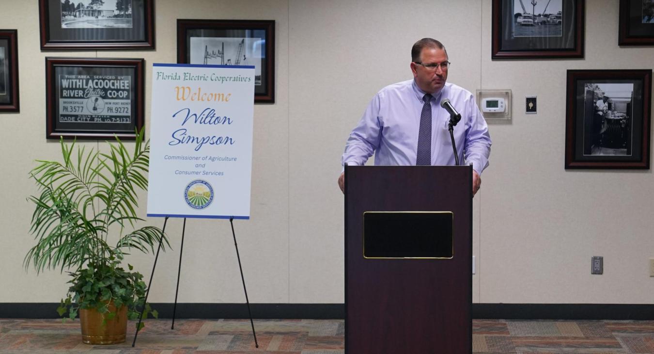 WREC Welcomes Wilton Simpson