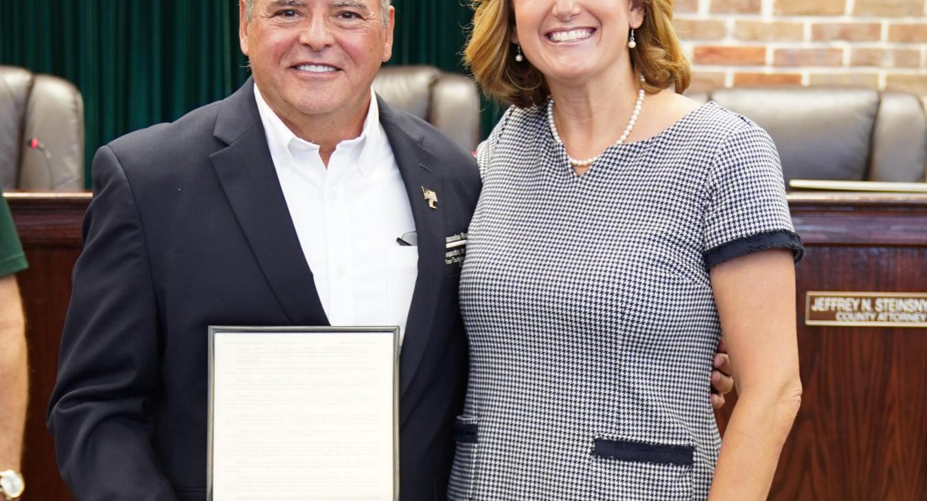 Joseph Marina Recognized by the Pasco County Board of County Commissioners
