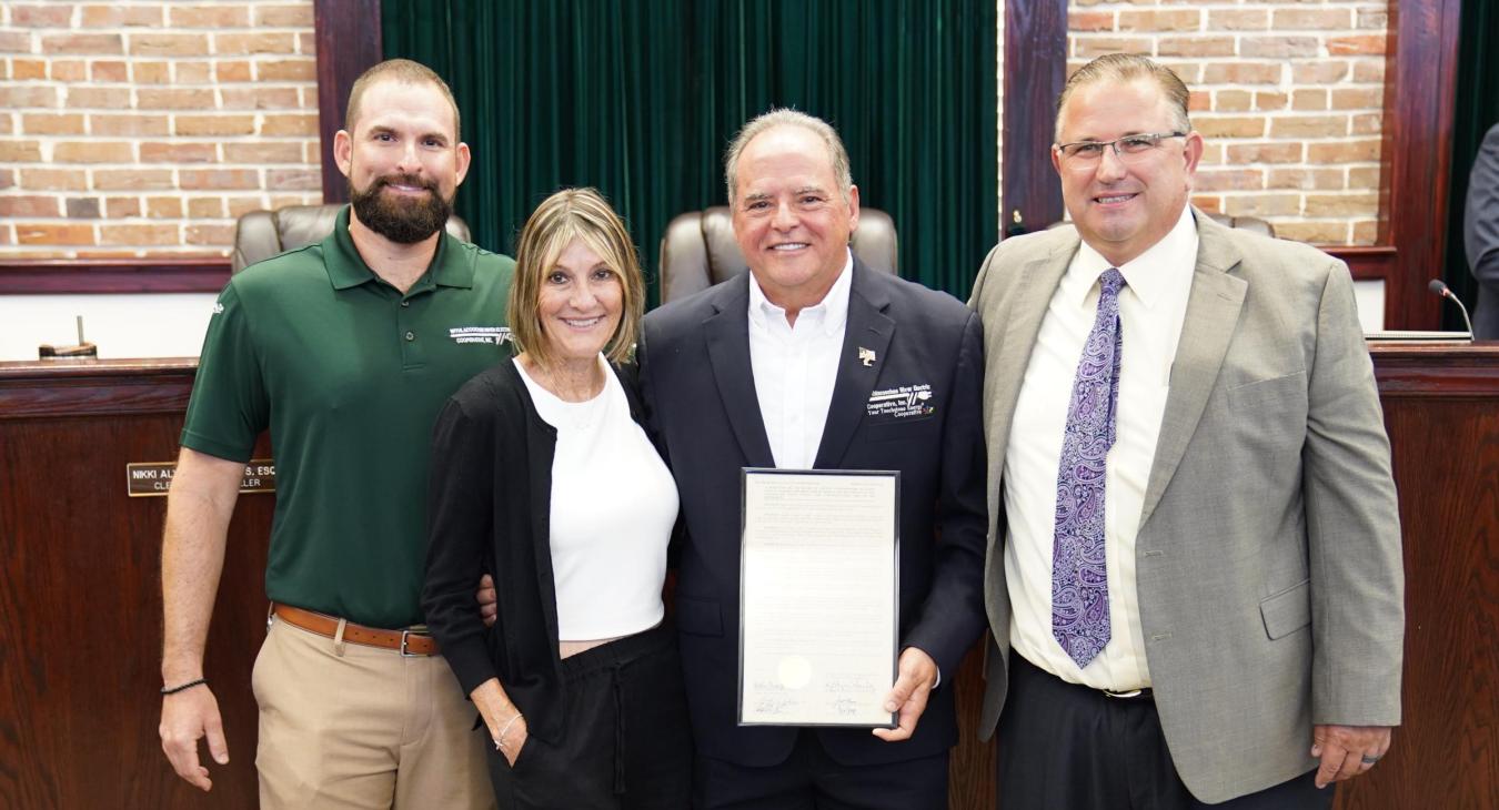 Joseph Marina Recognized by the Pasco County Board of County Commissioners