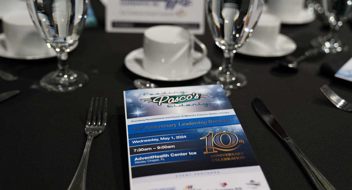 WREC Attends the 10th Anniversary Leadership Breakfast for Feeding Pasco's Elderly