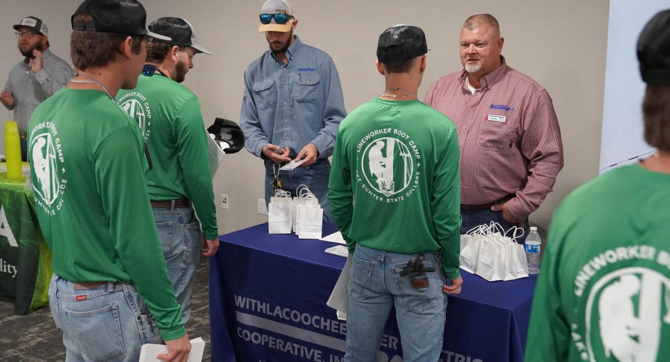 WREC Attends Lake-Sumter State College Lineworkers Bootcamp Graduation