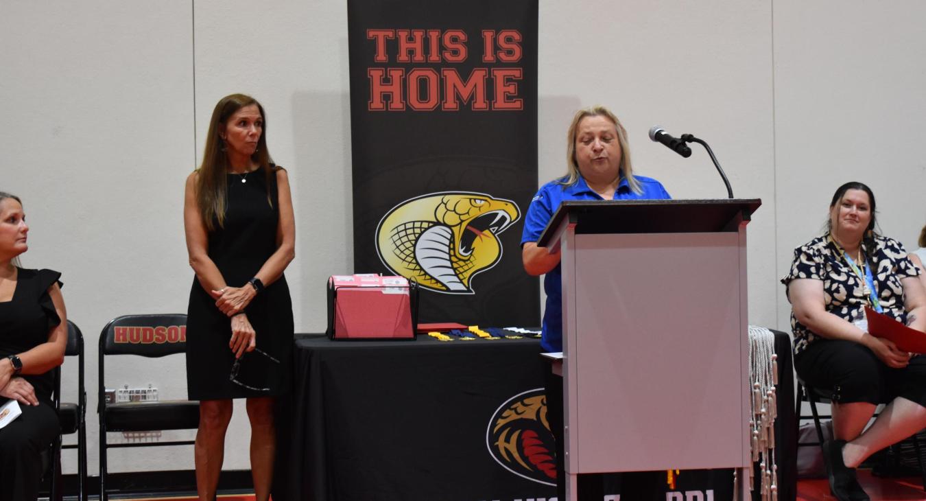 WREC Scholarships Awarded at Hudson High School