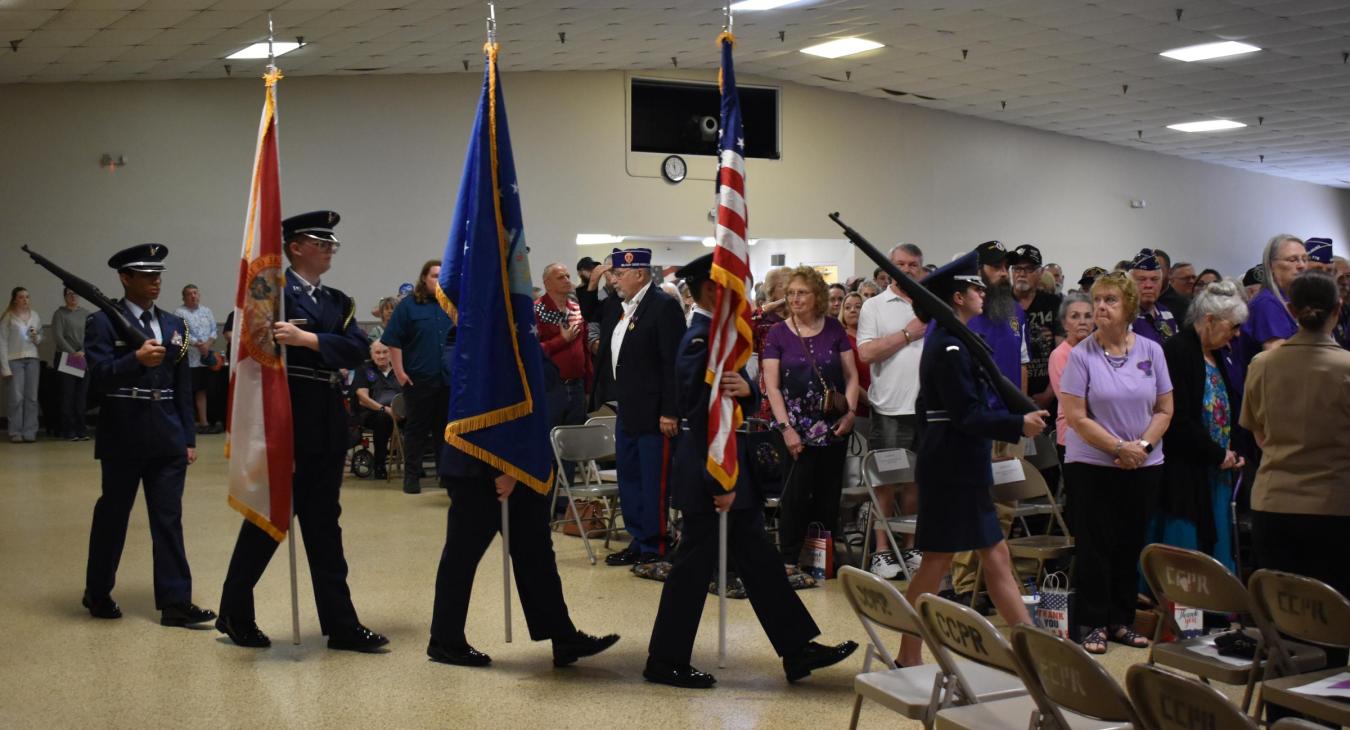 WREC Honored to Participate in 20th Annual Purple Heart Ceremony