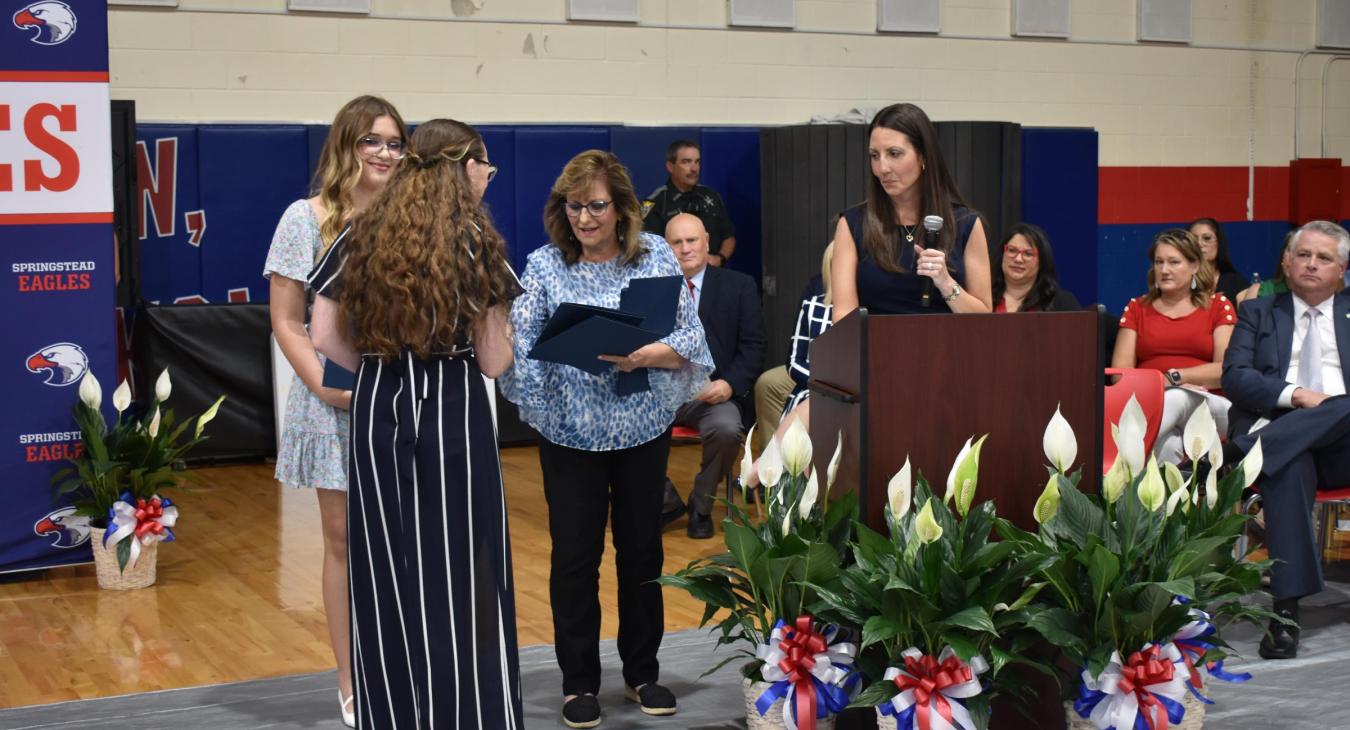 WREC Scholarships Awarded at Springstead High School