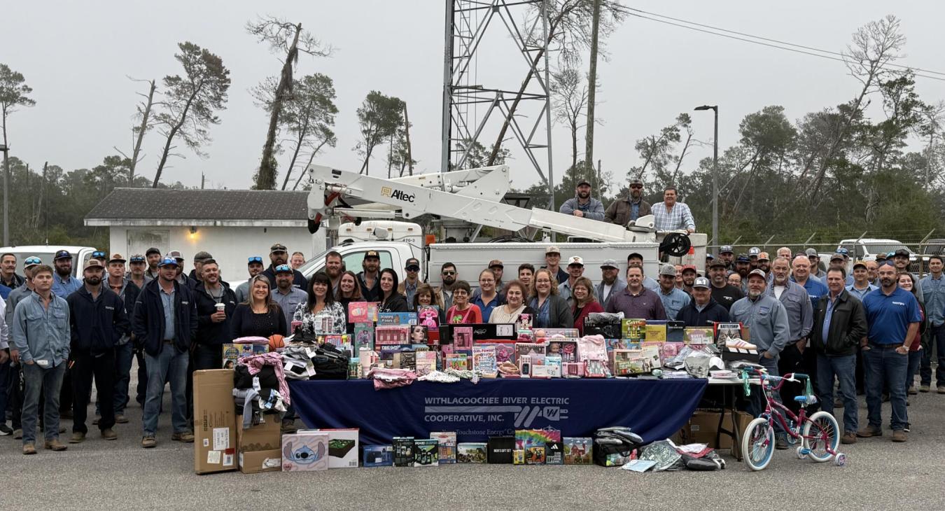 WREC Delivers Angel Tree Gifts to Hernando County School Board