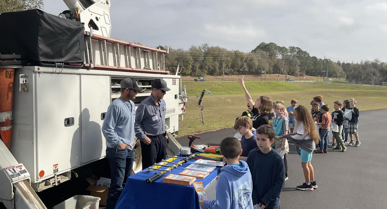 Career Day Presentation at Hernando Elementary School