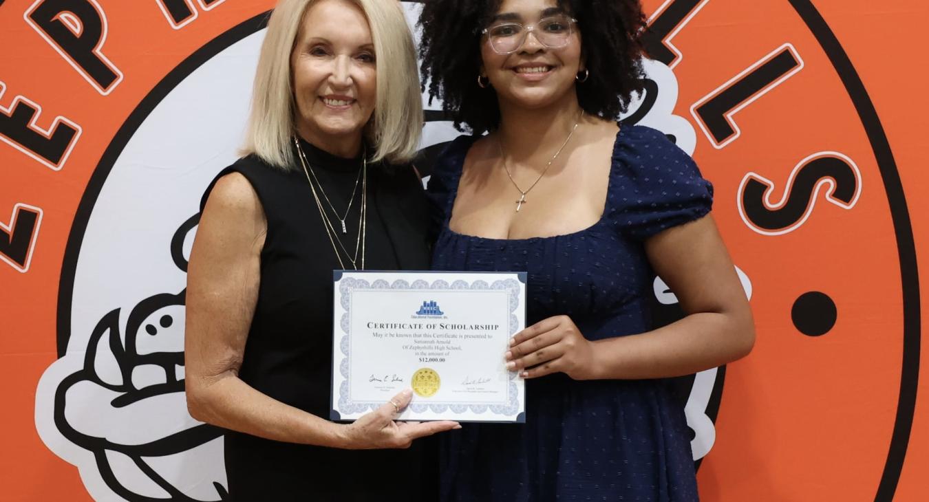 WREC Scholarship Awarded at Zephyrhills High School