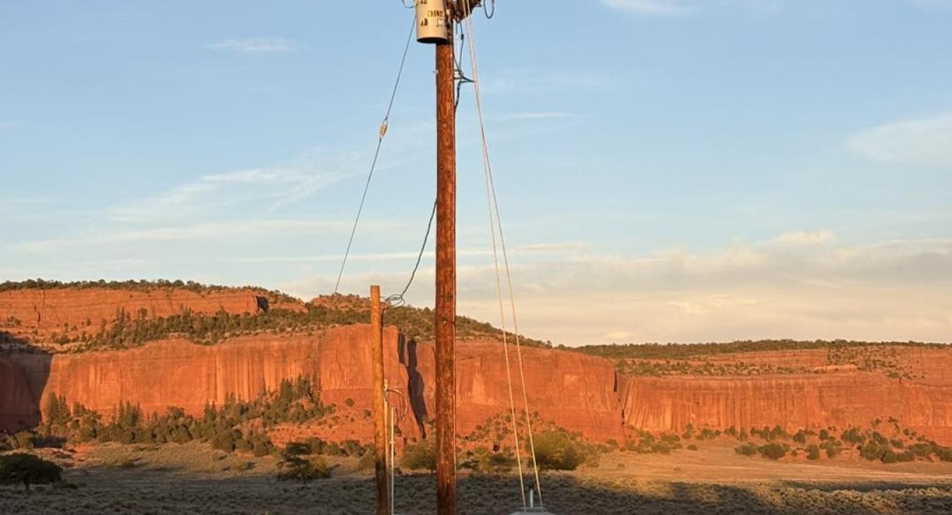 WREC Employees Begin Work on Light Up Navajo Project