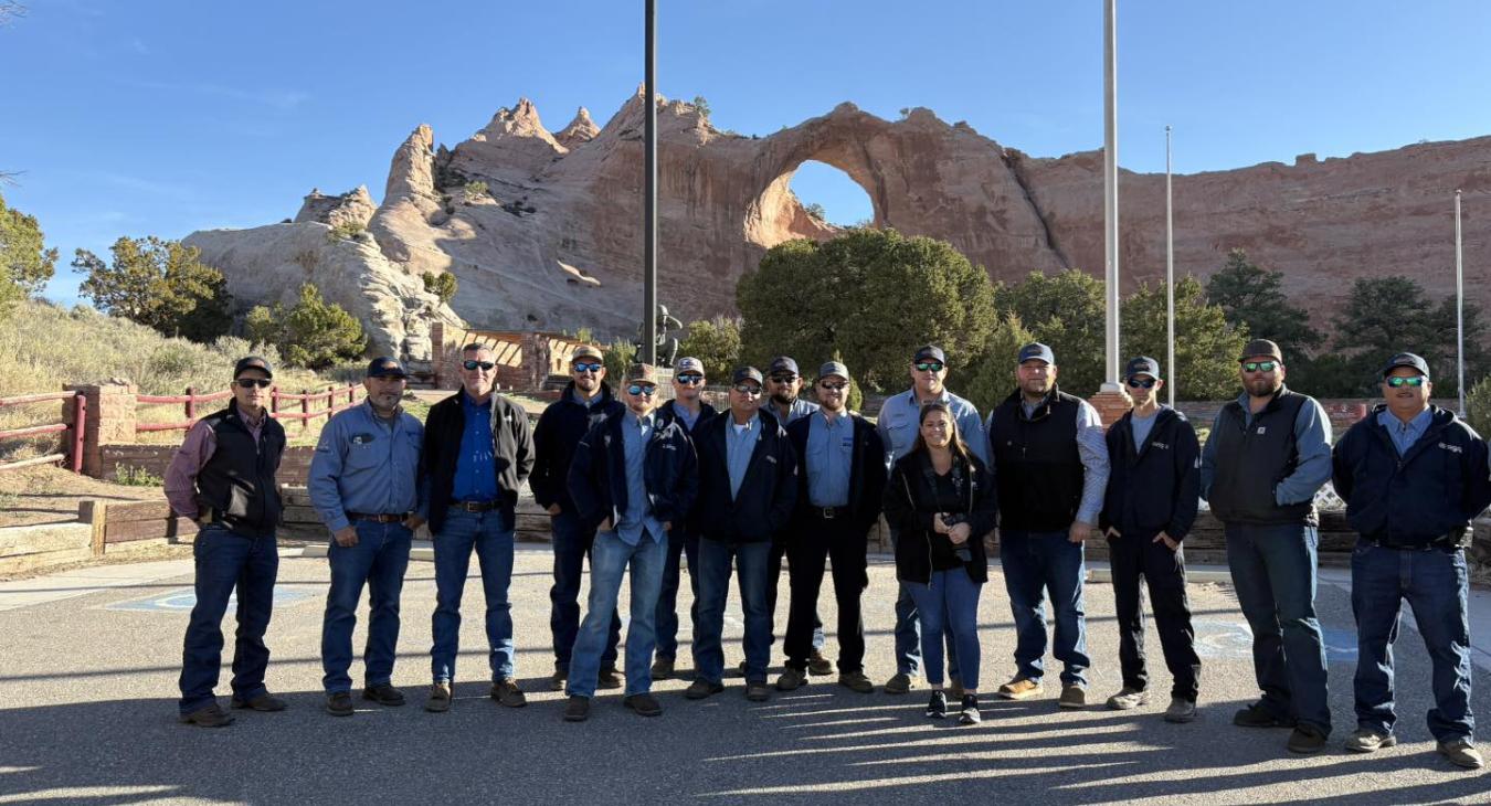 WREC Employees Begin Work on Light Up Navajo Project