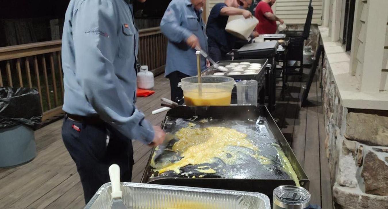 WREC Hosts Breakfast for Mutual Aid Crews