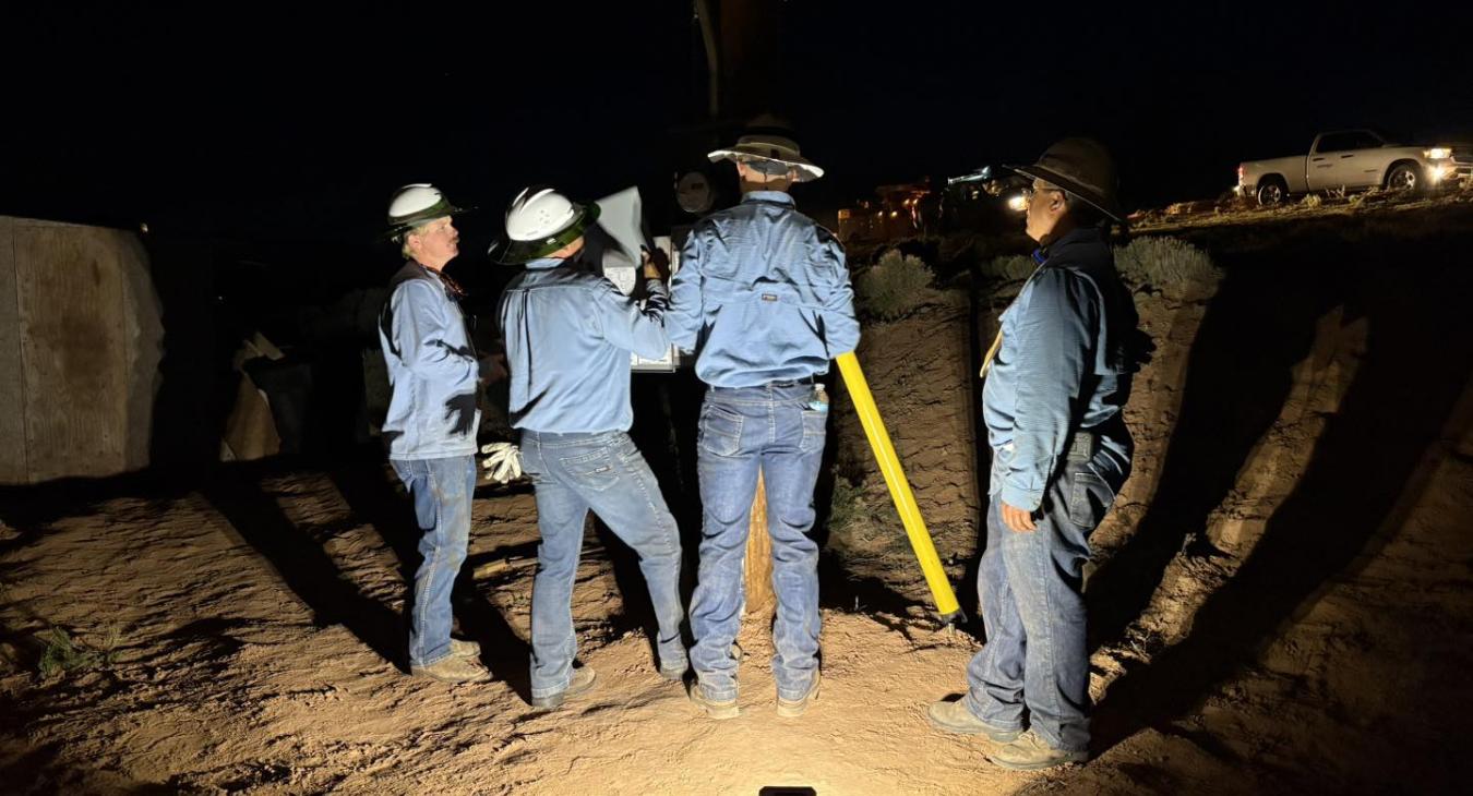 Two Navajo Families Receive Power on WREC's First Day of Light Up Navajo Project