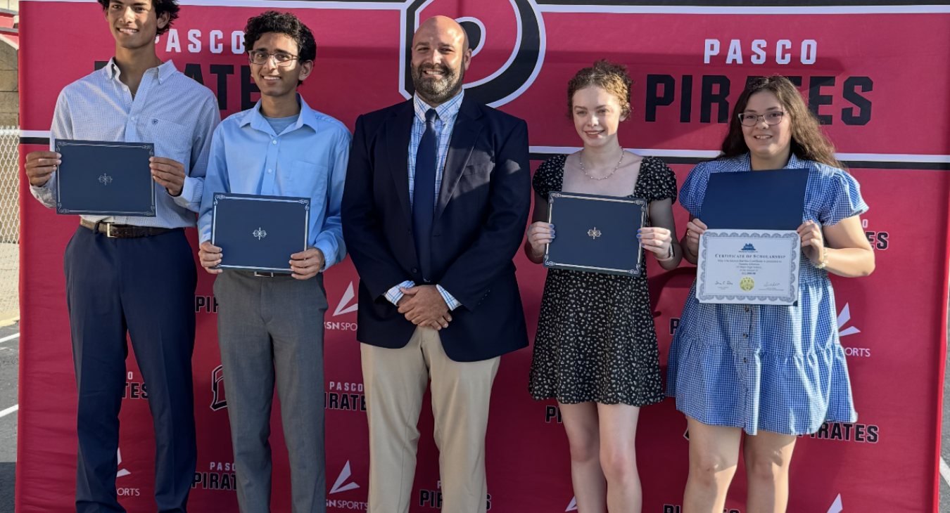 WREC Scholarships Awarded at Pasco High School