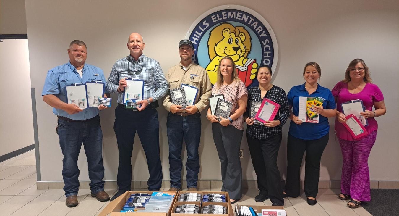WREC Delivers School Supplies to Shady Hills and Moon Lake Elementary Schools