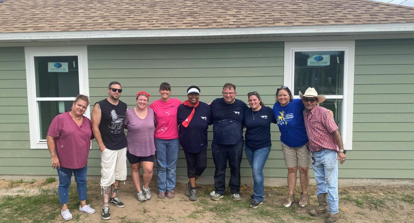 WREC builds in Dade City for Habitat for Humanity