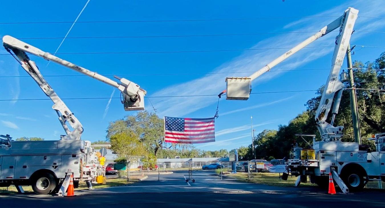 WREC shows support to Veterans. 